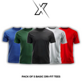 Pack of 5 Basic Dri-Fit Tees