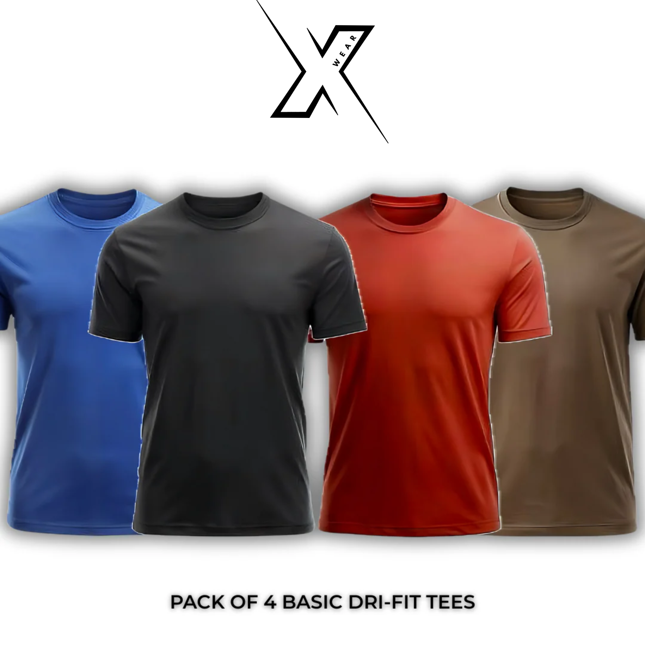 Pack of 4 Basic Dri-Fit Tees