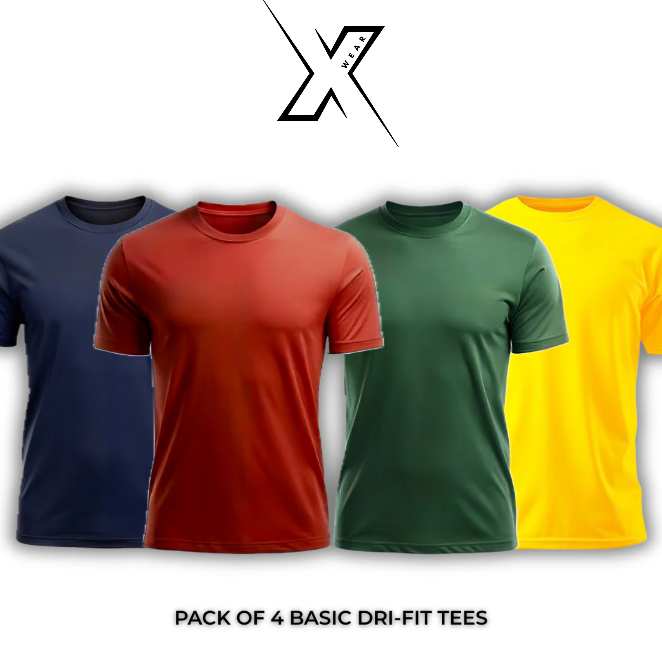 Pack of 4 Basic Dri-Fit Tees