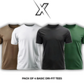 Pack of 4 Basic Dri-Fit Tees