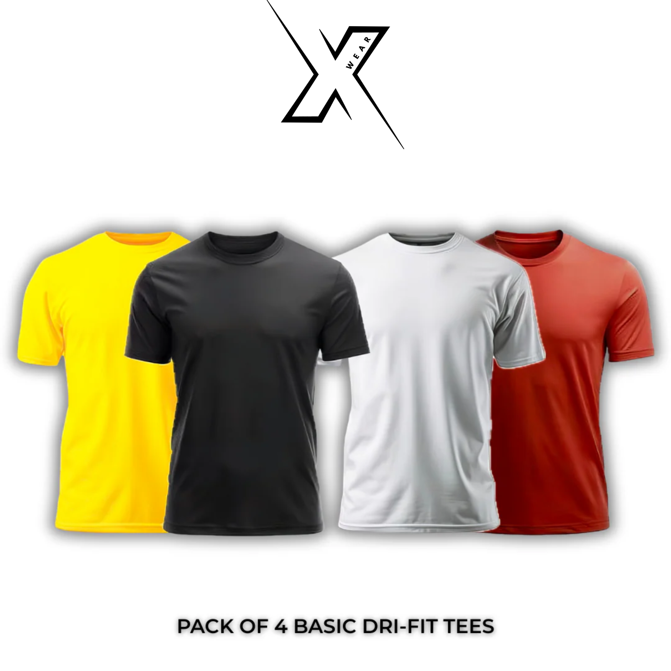 Pack of 4 Basic Dri-Fit Tees