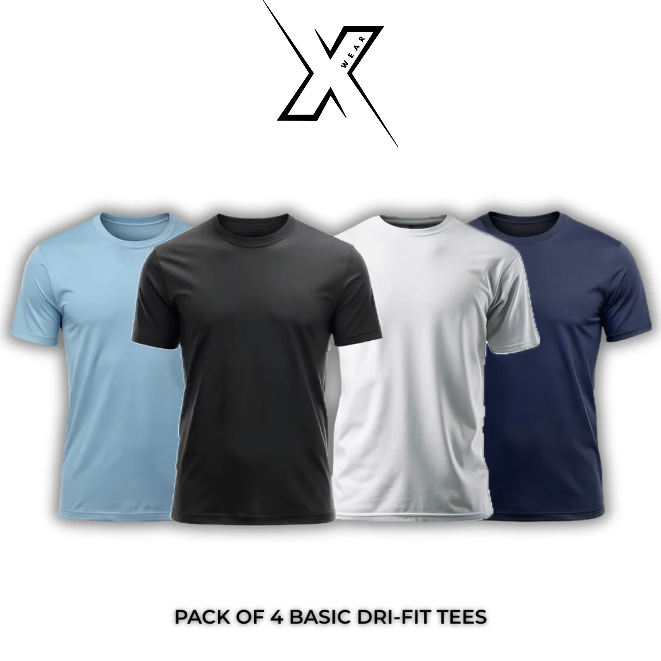 Pack of 4 Basic Dri-Fit Tees