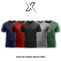Pack of 5 Basic Dri-Fit Tees