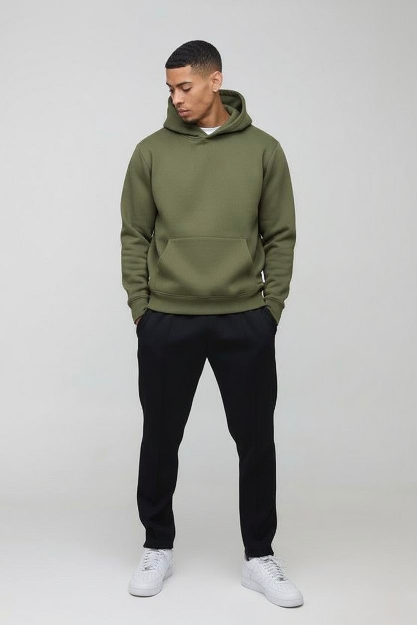 Men’s Tracksuit – Kangaroo Hoodie with Fleece Trouser