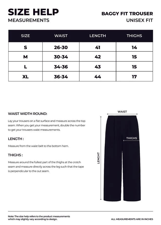 Gray Oversized Baggy Trouser